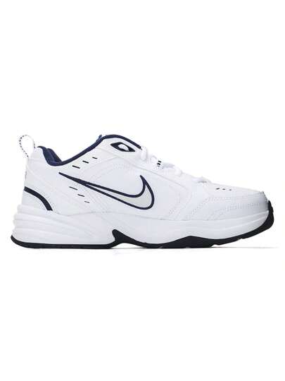 Nike أحذية رياضية كاجوال للرجال موديل AIR MONARCH IV، أحذية رياضية ذات وسادة هوائية، أحذية رياضية كلاسيكية ذات تصميم سميك، أحذية جري بوسادة هوائية كاملة الطول، أحذية تدريب لياقة بدنية-102
