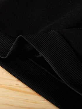 طقم قطعتين (هوديUfleece وبنطلون) للأولاد الرضع مزخرف بطباعة الدبدوب، ملابس كاجوال للخريف/الشتاء