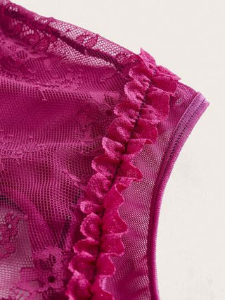 لانجيري حريمي SpicyHot جمبسوت رشيقة سيدات من الدانتيل الشفاف والقصات المنفرة والأنيقة