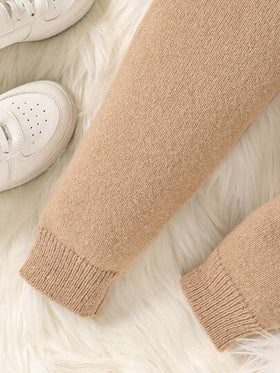 SHEIN مجموعة بولو كنزة صوفية 2 قطعة للأولاد الصغار، كاجوال، كلية، مريح، أناقة بسيطة عملية ناعمة مريحة فضفاضة مناسبة لحفلات أعياد الميلاد والأحتفالات والعروض، ملابس للأولاد الصغار مناسبة للمدرسة، العود للمدرسة، اليومية، السفر، الرياضة، الخريف والشتاء