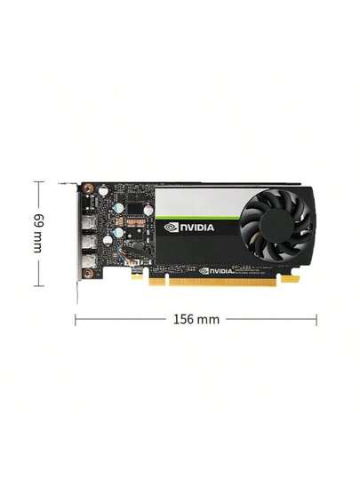 Nvidia بطاقة جرافيك احترافية نفيديا T400، ذاكرة فيديو 4 جيجابايت، معالجة، نمذجة، تحرير، رسم، تصميم فتحة واحدة، معمارية توربين ، تغليف صناعي
