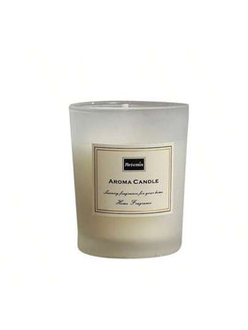 طقم هدية شموع معطرة، شموع شمع الصويا 5*6 أكواب مع 5 زهور الزنبق الاصطناعية، رائع لديكور الغرف والمكتب