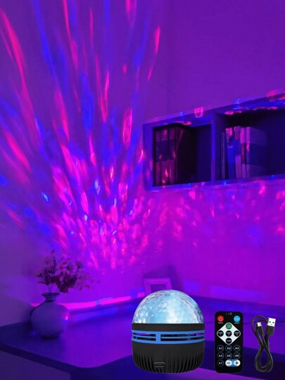 طقم تانكيني حريمي ضوء مسقط أمواج LED - ديكور غرفة نوم رومانسية، ديكور حفلات، هدية عيد الميلاد، هدية عيد الحب، زفاف، هدية حفلة عيد الميلاد