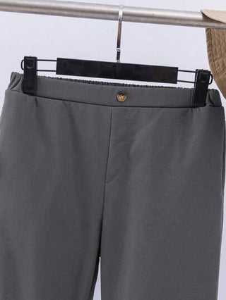 SHEIN بنطلون أطفال فتيان من مزيج ألياف الفليس ، متعدد الاستخدامات، مناسب لفصلي الربيع والخريف