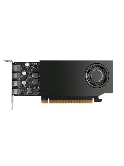 Nvidia بطاقة رسومات NVIDIA RTX A400، قطعة واحدة، دعم إخراج 4 شاشات، للتصميم المهني والرسوم الجرافيكية، ذاكرة فيديو GDDR6 سعة 4 جيجابايت، مع العلبة