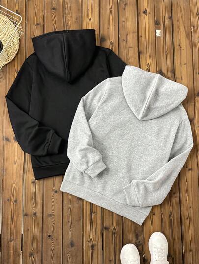 SHEIN جاكيت طويلة الأكمام من الصوف المطبوع بنمط جينز، طوق واسع، مريحة للاستخدام اليومي القسري للمراهقين، مناسبة لحفلة العودة للمنزل، عصر النهضة، ملابس الخريف، ملابس المراهقين، المطار، حفلة كوكتيل، خريف/شتاء