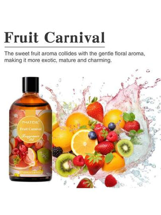 PHATOIL (عطر جديد) 1 قطعة زيت عطري 100مل/3.38 أونصة سائلة، زيوت عطرية أساسية لجهاز التبخير وترطيب الهواء، : مشموش الصباح، عنب الشمبانيا والوردة، رائحة الشاي للسفر، فجر الوردة، أحلام السوسن، جبل السند، كرنفال الفاكهة