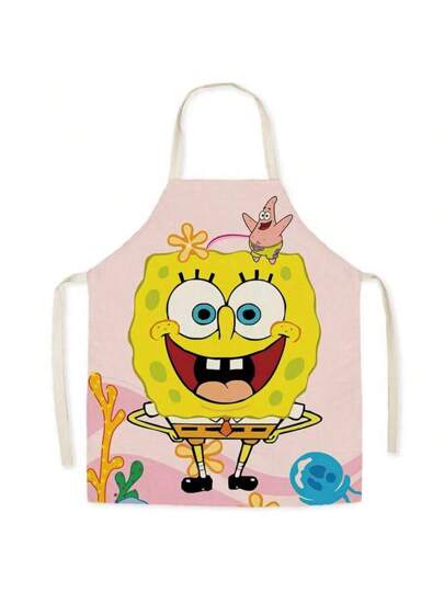 SPONGEBOB قطعة واحدة، وشاح ستاندوب (سبونج بوب)، مئزر طبخ كارتوني ، هدية مطبخ عيد الميلاد، ملابس خبز عيد الميلاد، مجموعة طبخ ، حماية مائية، طقم مطبخ جميل، ضروري تحضير الطعام، مئزر حفلة الشتاء، أدوات الشعر، منتجات الشعر وملحقاتها لصالون الحلاقة...