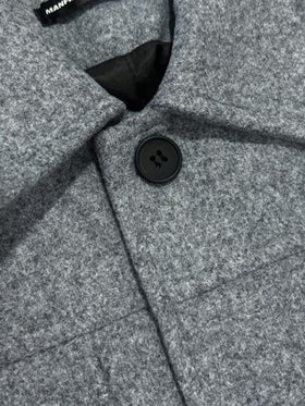 Manfinity CasualCool معطف قصير أنيق بأكمام طويلة للرجال، معطف بيه للخروج في فصل الخريف والشتاء، هدية للأصدقاء والزوج والحبيب