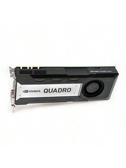 Nvidia 1 قطعة بطاقة الرسومات الاحترافية NVIDIA K6000، 12 جيجابايت ذاكرة الفيديو GDDR5 لنمذجة ثلاثية الأبعاد والتصوير الإبداعي وتحرير فيديو 4K، التعبئة الصناعية