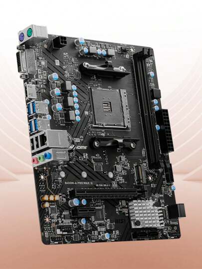 MSI لوحة الأم AMD B450M-A PRO MAX المخصصة للألعاب المقبس AM4 ، الذاكرة القناة DDR4 حتى 4133 ميجاهرتز (OC) ، M.2 SATA III USB3.2 ، تدعم معالجات سطح المكتب AMD Ryzen™ 5000 Series و 5000 G-Series و 4000 G-Series و 3000 Series و 3000 G-Series و 2000 Series و