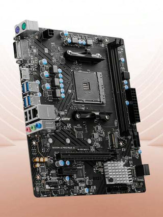 MSI لوحة الأم AMD B450M-A PRO MAX المخصصة للألعاب المقبس AM4 ، الذاكرة القناة DDR4 حتى 4133 ميجاهرتز (OC) ، M.2 SATA III USB3.2 ، تدعم معالجات سطح المكتب AMD Ryzen™ 5000 Series و 5000 G-Series و 4000 G-Series و 3000 Series و 3000 G-Series و 2000 Series و