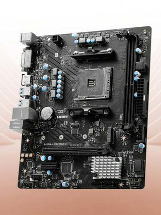 MSI لوحة الأم AMD B450M-A PRO MAX المخصصة للألعاب المقبس AM4 ، الذاكرة القناة DDR4 حتى 4133 ميجاهرتز (OC) ، M.2 SATA III USB3.2 ، تدعم معالجات سطح المكتب AMD Ryzen™ 5000 Series و 5000 G-Series و 4000 G-Series و 3000 Series و 3000 G-Series و 2000 Series و