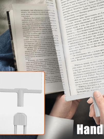 أدوات مكتبية ومدرسية 5X مرآة مكبرة قابلة للارتداء بدون يدين، قطر 5.71 بوصة، مناسبة للقراءة والتصفح والخياطة والتدريس، مكبرة رقبة مرنة خفيفة الوزن