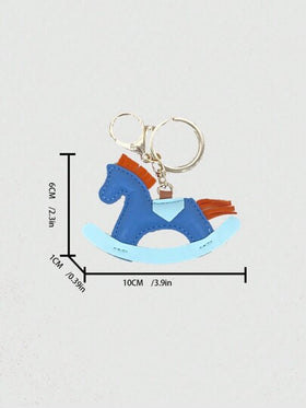 Dedoo إكسسوار قلادة مفتاح بتصميم بوني كرتوني لطيف بألوان متباينة بطريقة بسيطة وأنيقة، هدية للنساء