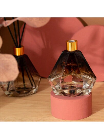 100 مل معطر ديكوري درجات لونية من الراين ستون،مزيل روائح و طارد للبعوض بشكل عصي من الروطان، مجموعة نشار أرومي بلا لهب، عطور علاجية، منعش للمنزل، معطر، هدية، ديكور المنزل