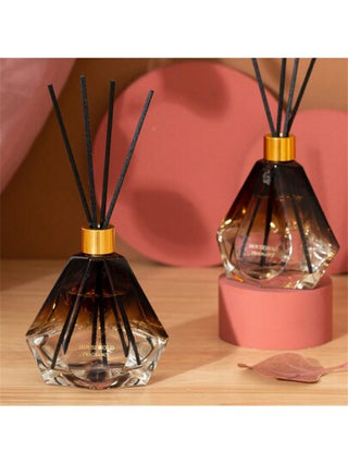 100 مل معطر ديكوري درجات لونية من الراين ستون،مزيل روائح و طارد للبعوض بشكل عصي من الروطان، مجموعة نشار أرومي بلا لهب، عطور علاجية، منعش للمنزل، معطر، هدية، ديكور المنزل