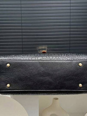 حقيبة يد فاخرة بطبعة التمساح ، حقيبة يد من الجلد الصناعي ، حقيبة كروس ذات سعة كبيرة للنساء ، حقيبة أنيقة للمكتب والعمل