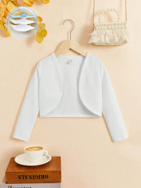SHEIN جاكيت مفتوح امامي بنت طفل