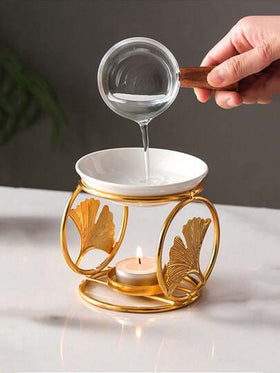 رمضان زينة رمضان قطعة واحدة حامل شمعة مصباح عطري بشكل هندسي بسيط للاستخدام المنزلي ، ديكور الغرفة، هدايا