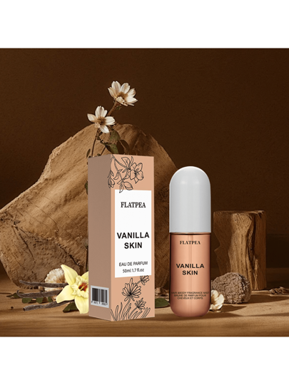 زجاجة واحدة عطر فانيليا رذاذ 50مل، رذاذ تعطير الجسم والشعر، تصميم محمول مناسب للإنتعاش على الطريق، عطر مناسب للجنسين مناسب لجميع المناسبات