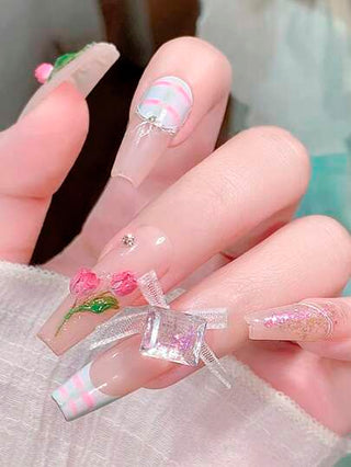 Beautizon Nailartlab قالب سيليكون لفن الأظافر قطعة واحدة ذو تصميم زهري ثلاثي الأبعاد راقي، مناسب لإكسسوارات زينة الأظافر وأدوات صالون العناية