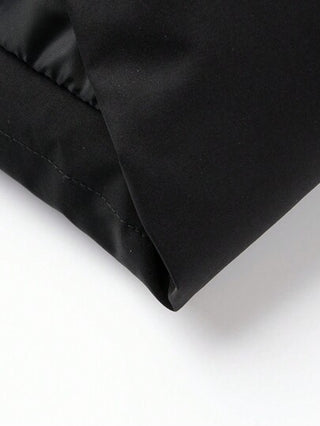 Manfinity Homme معطف كاجوال للرجال بطباعة حرفية لوني مبطن بقلنسوة, الشتاء, معطف شتوي للرجال, لون كتلة إضافة لاصوفي معطف شتوي دافئ