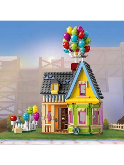LEGO مجموعة بناء لعبة كلاسيكية ' 'أب 'لديزني وبيكسار لاحتفال عيد ميلاد ديزني المئوي، للأطفال وعشاق الأفلام من 9 سنوات فما فوق، هدية ممتعة لعشاق ديزني وأي شخص يحب اللعب الإبداعي، 43217