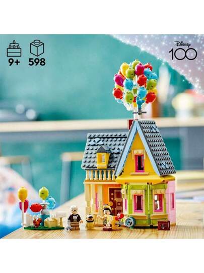 LEGO مجموعة بناء لعبة كلاسيكية ' 'أب 'لديزني وبيكسار لاحتفال عيد ميلاد ديزني المئوي، للأطفال وعشاق الأفلام من 9 سنوات فما فوق، هدية ممتعة لعشاق ديزني وأي شخص يحب اللعب الإبداعي، 43217
