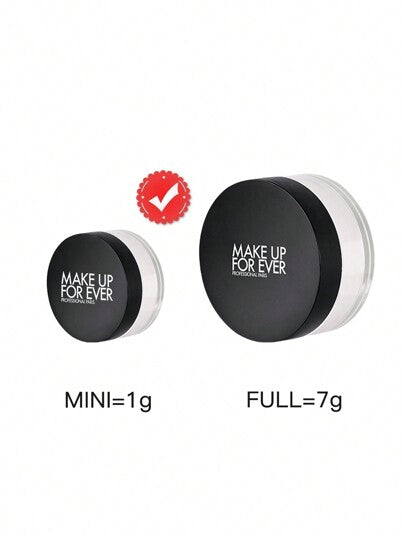 Make Up For Ever MAKE UP FOR EVER[ميني]مسحوق تثبيت البشرة HD #0.2 تصويبي بنفسجي 1جرام مسحوق تثبيت فضفاض دقيق للغاية، يقلل الإشراق الزائد لإنهاء مطفي ناعم يدوم 24 ساعة دون تكتل أو تعزيز للنسيج ، حتى على أنواع البشرة الجافة