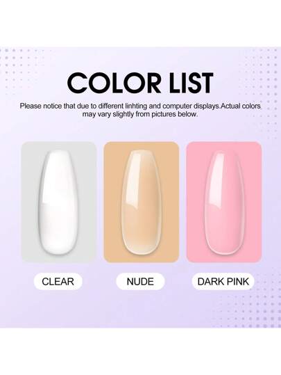 peacecolor 35 قطعة طقم أظافر أكريليك مع مصباح UV وجهاز تثقيب، مسحوق أكريليك واضح وعاري ووردي داكن، طقم مع قاعدة وطبقة علوية وغراء أظافر وملحقات تزيين الأظافر وأدوات مانيكير، مواد لتمديد وزخرفة الأظافر الأكريلية للنساء هدية DIY