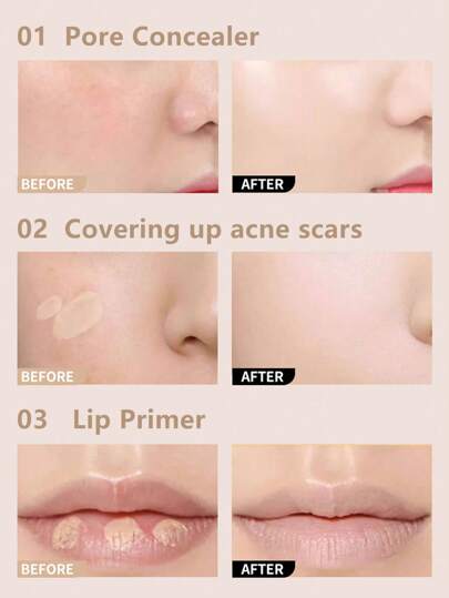 the SAEM غطاء الكمال نصيحة المخفي، أخضر وبيج، مخفي سائل متعدد الأغراض، تغطية كاملة للمكياج، مناسب للبثور والبقع الداكنة والهالات السوداء والتصبغات والعيوب، جمال كوري، مستحضرات تجميل كورية - 6.5 جرام/0.23 أونصة.