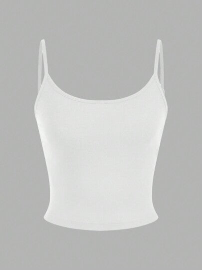 EZwear 4 قطعة/مجموعة من البلوزات العصرية القصيرة ذات الحمالات، مناسبة للصيف للنساء، ذات تركيب محكم