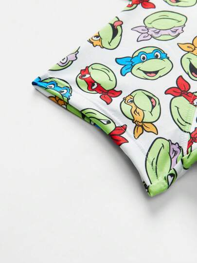 مايوه أولادي TEENAGE MUTANT NINJA TURTLES X  سروال داخلي مريح للصبي مزين برسومات كرتونية تعبيرية