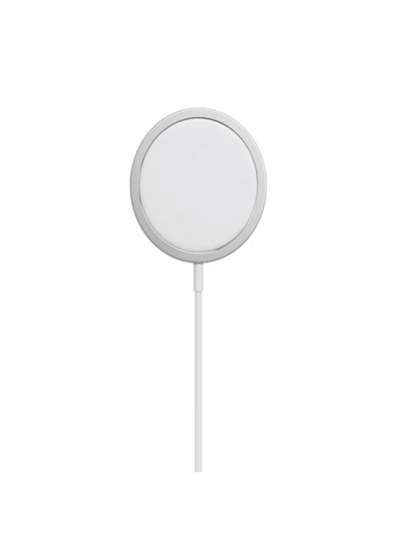 Apple شاحن لاسلكي أبيض جديد من نوع MagSafe