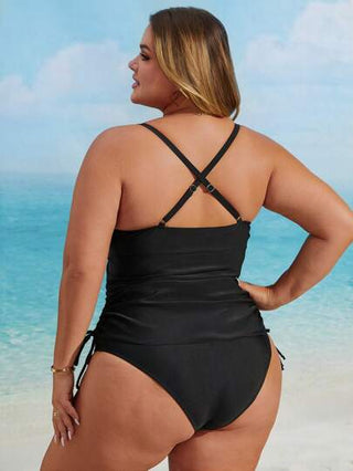 طقم تانكيني حريمي Swim Curve سباغيتي سترابينوك خيار السيدات السمينة الكاجوال للصيف