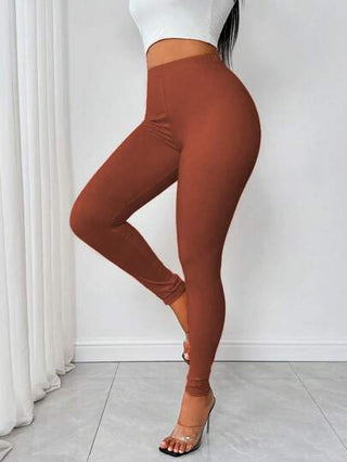 طقم تانكيني حريمي EMERY ROSE مجموعة تي شيرت بأكمام طويلة منفرجة الذيل مع سروال ضيق مطبوعة 2قطعة، خريفي/شتوي
