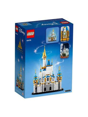 LEGO 40478 مجموعة بناء كتل البازل على شكل قصر ديزني الصغير، لعبة تجميع هدية عيد ميلاد