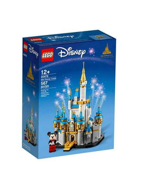 LEGO 40478 مجموعة بناء كتل البازل على شكل قصر ديزني الصغير، لعبة تجميع هدية عيد ميلاد