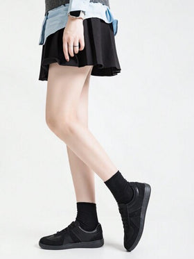Alan Vincent [سلسلة المدربين الألمانية] أحذية سوداء 2025 أحذية كاجوال جديدة للنساء أحذية رياضية مسطحة أحذية سيدات تتناسب مع الاستخدام اليومي أحذية لوفرز مريحة وأنيقة لحفلات النساء