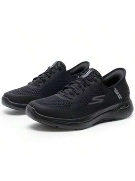 Skechers أحذية رياضية سهلة الارتداء بقوس القدم، للرجال، للركض والتدريب والمشي اليومي 216258-BBK