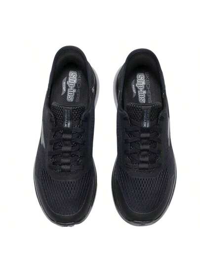 Skechers أحذية رياضية سهلة الارتداء بقوس القدم، للرجال، للركض والتدريب والمشي اليومي 216258-BBK