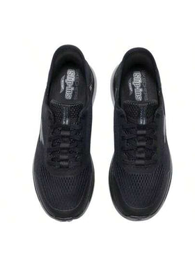 Skechers أحذية رياضية سهلة الارتداء بقوس القدم، للرجال، للركض والتدريب والمشي اليومي 216258-BBK