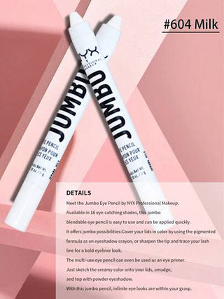 NYX قلم عين ضخم لون الحليب 604، 5جرام/0.18أونصة