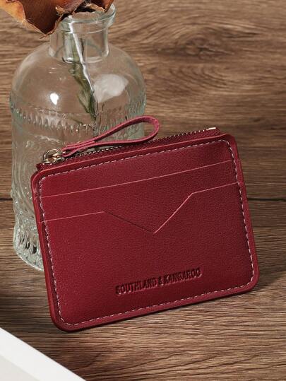 SOUTHLAND&KANGAROO محفظة جيب سوداء اللون أنيقة رفيعة وخفيفة الوزن وقابلة للحمل وبطاقات الهوية وجيب للعملات المعدنية كهدية عيد ميلاد للمراهقين والطلاب الجامعيين والطلاب المدرسيين والرجال وحامل بطاقات للرجال وحامل بطاقات العمل وحامل بطاقات الائتمان للنساء و