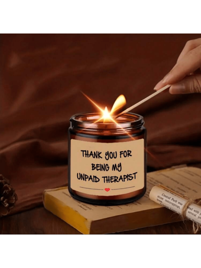 شمعة معطرة، شمعة في وعاء زجاجي للعلاج بالروائح - هدية مفكرة ل- (له/لها)، عيد الحب، عيد الحب للصديقات، زملاء العمل، المعلمين، المديرين، هدية عيد ميلاد ممتعة للصديقات الإناث، هدية عيد الميلاد للجنسين، ديكور المنزل