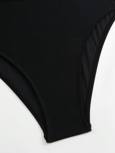 مايوه حريمي قطعة واحدة X Sofía Suescun Swim Chiccia قطعة واحدة من ملابس السباحة لغطاء الظهر النسائي المكشوف بشكل عنصر البحر والصدفة، بحمالات، أنيق لفصل الصيف وأوقات الاستجمام
