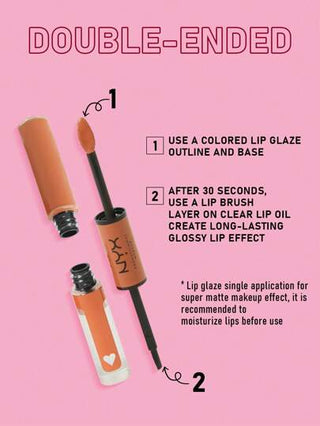 NYX أحمر شفاه NYX Shine Loud 03 - طموح 6.8 مل/0.24 أونصة - ألوان دائمة مع تأثير زجاجي لامع غير لزج
