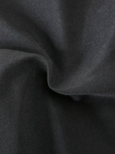 SHEIN Elladie kids سراويل فضفاضة ذات خصر عالي وقدمين واسعتين مع تفاصيل فيونكة، بنطلون كاجوال للربيع والصيف للفتيات