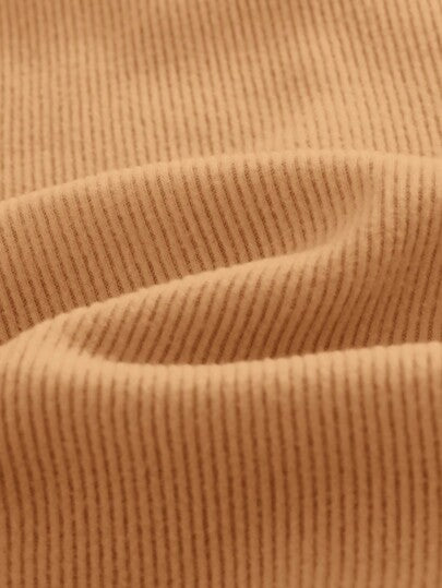 Cozy Pixies مجموعتان من قطعة علوية بأكمام طويلة برقبة طاقم وسروال بساق واسعة للأطفال الرضع بنات ذات لون أحادي ناعمة مصنوعة من الأكريليك